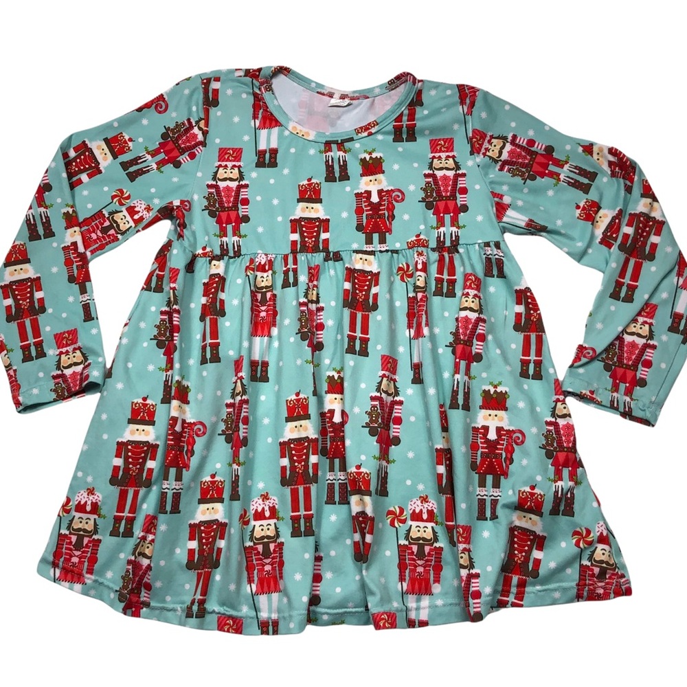 Nutcracker Printed Boutique Style Top size 8